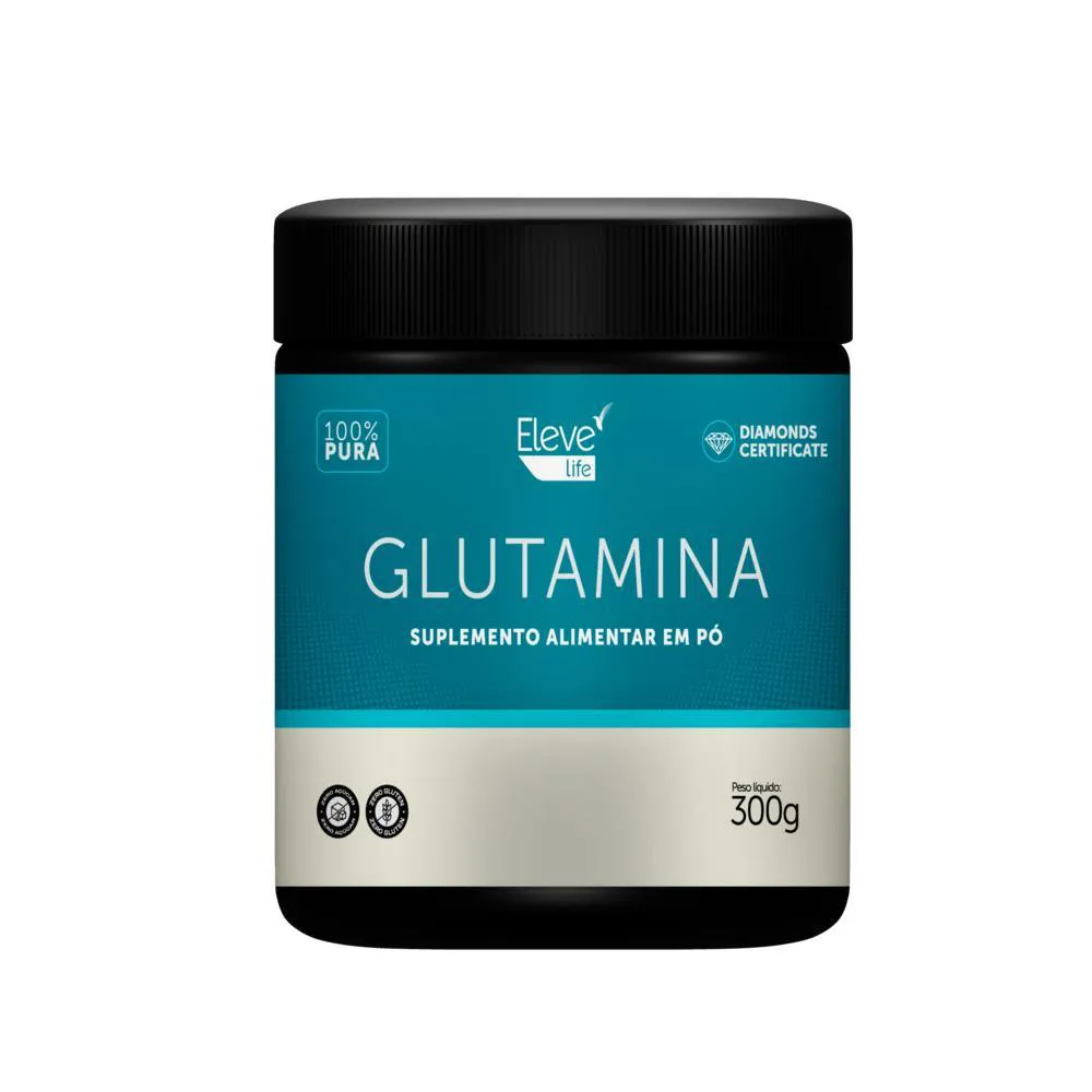 Glutamina 300g - 1 Unidade Eleve Life + E-book — | Farmácia Resyla