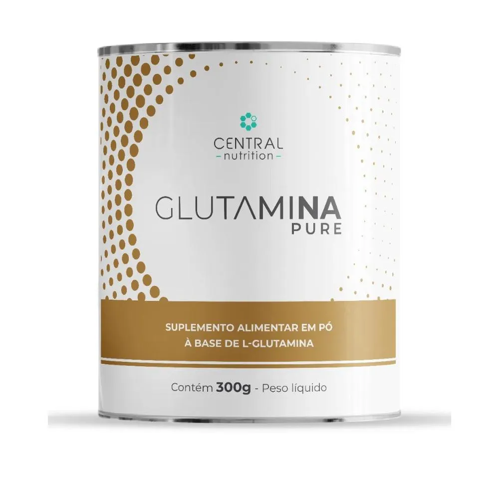 Glutamina Pure 300g Central Nutrition — | Farmácia Resyla