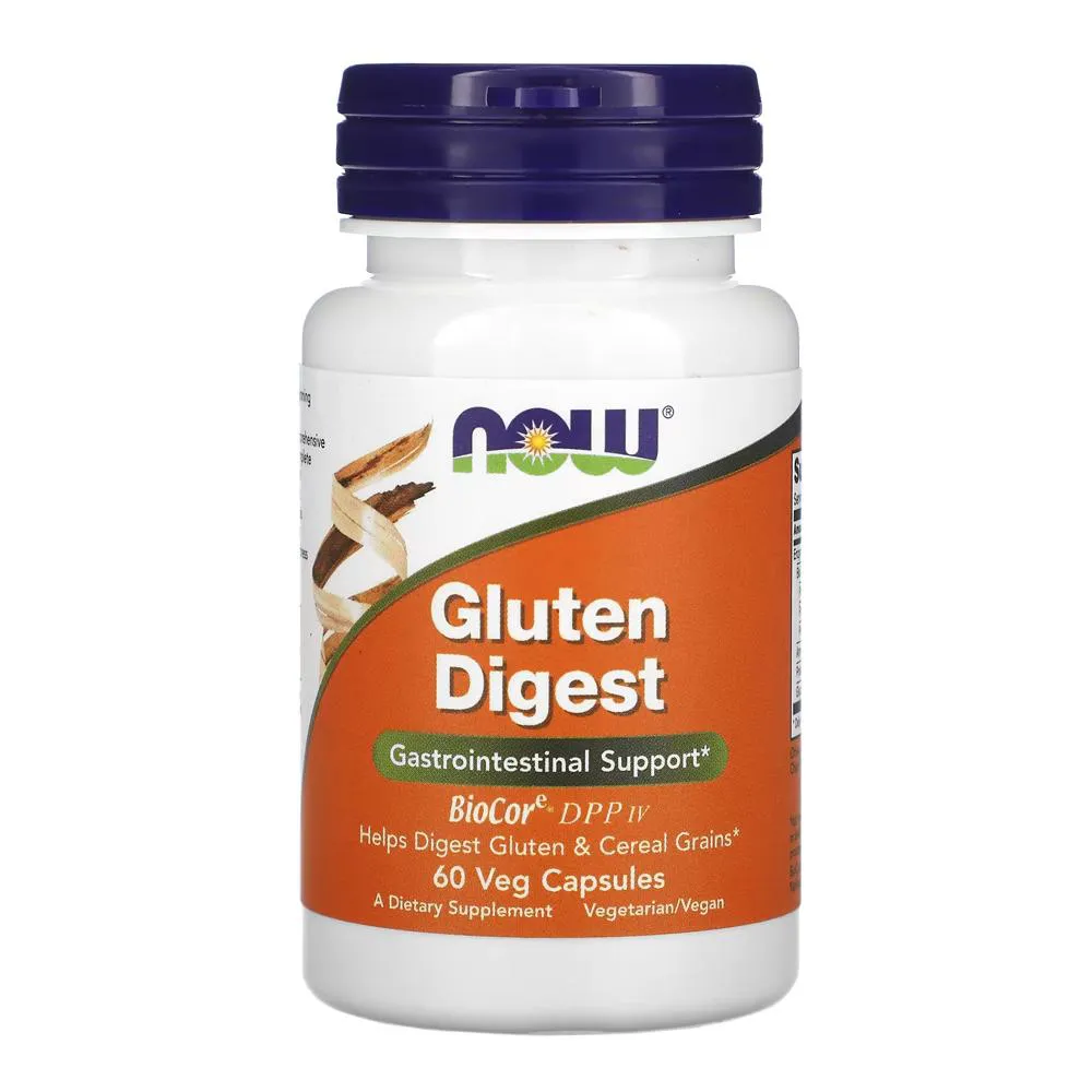 Gluten Digest Enzimas Digestivas Now Foods 60 Cáps Importado — Now Foods | Farmácia Resyla