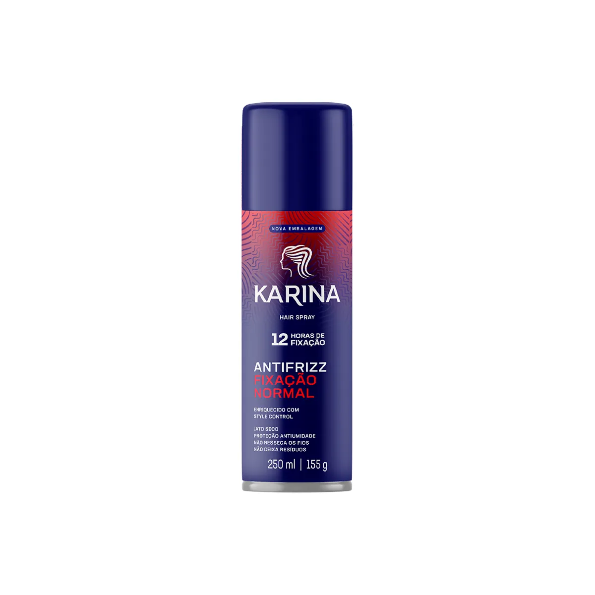 Hair Spray Karina Versatilidade & Vitalidade Fixação Normal com 250ml — Karina | Farmácia Resyla