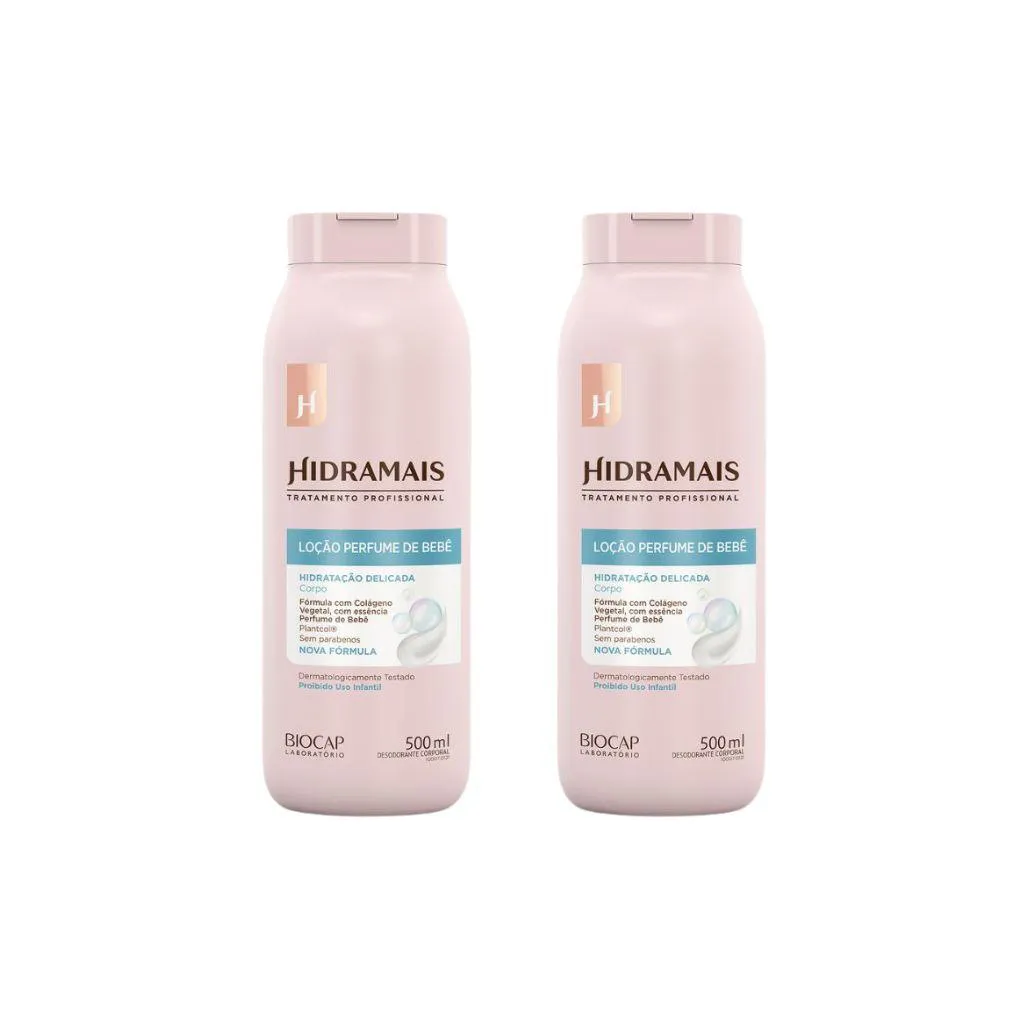 Hidratante Corporal Hidramais 500ml Perfume de Bebe-Kit 2un — Hidramais | Farmácia Resyla