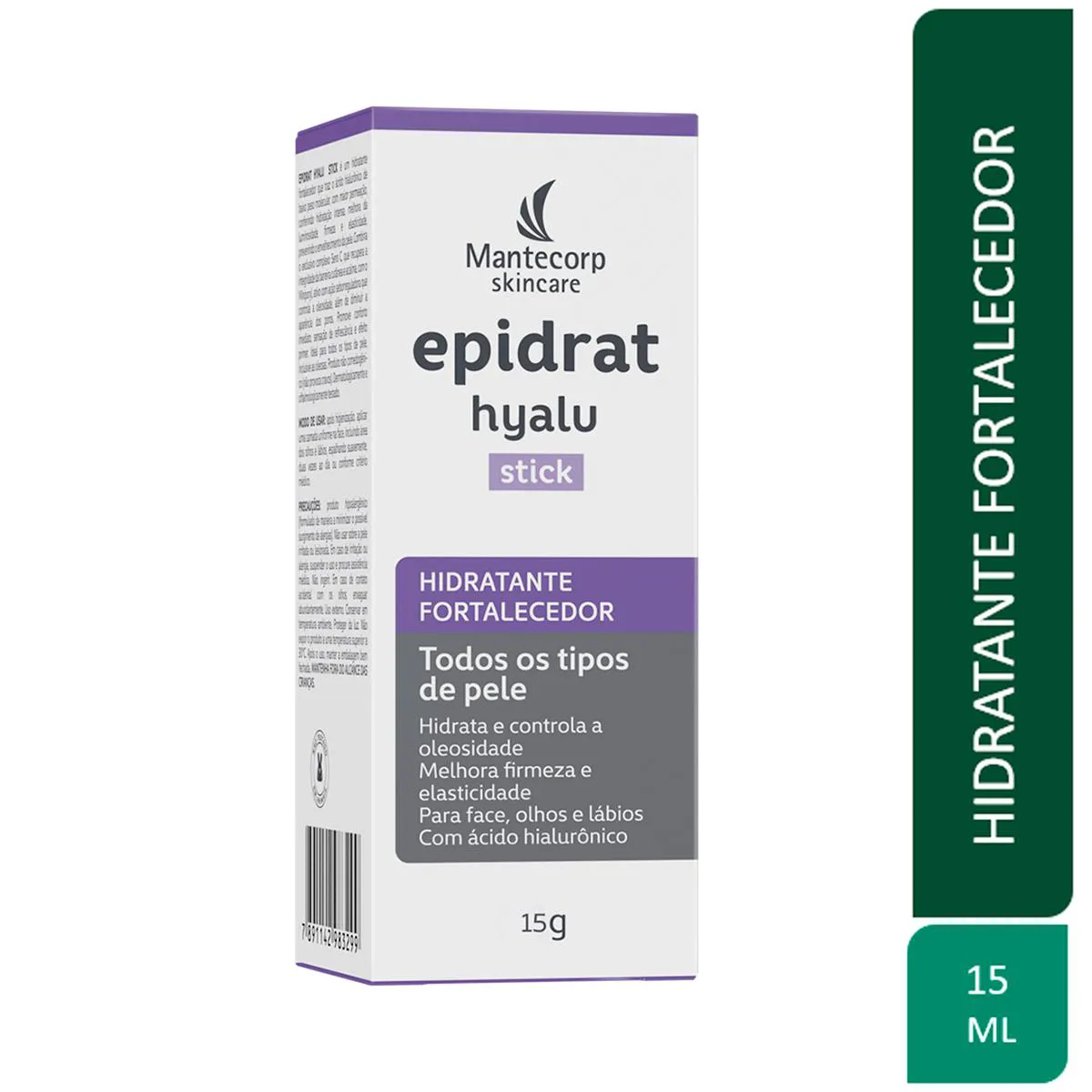 Hidratante Fortalecedor Facial Epidrat Hyalu Stick 15g — Epidrat | Farmácia Resyla