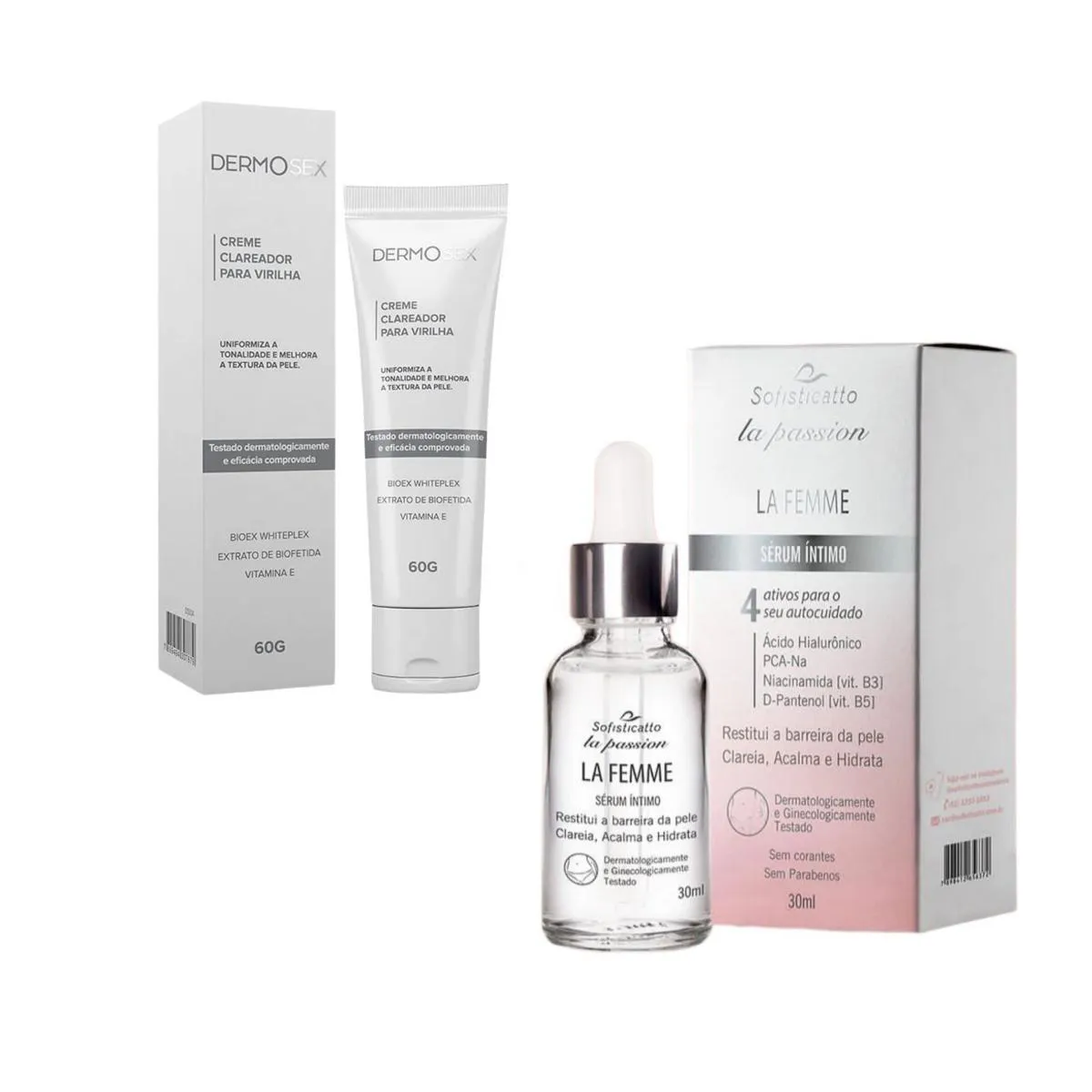 Hidratante P/ Flacidez Vaginal + Clareador Virilha Skincare — | Farmácia Resyla