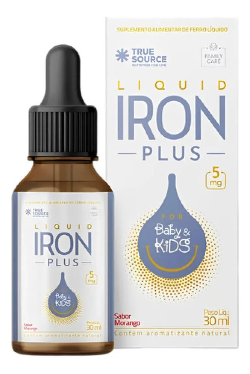 Iron Plus Liquido Baby Kids Ferro True Source — | Farmácia Resyla