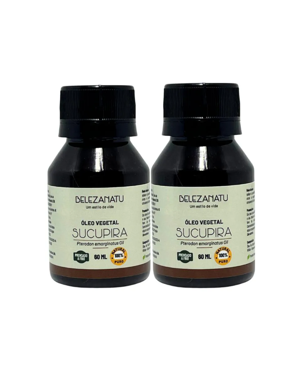 Kit 02 Unidades Óleo Vegetal Sucupira 60Ml - Belezanatu — | Farmácia Resyla