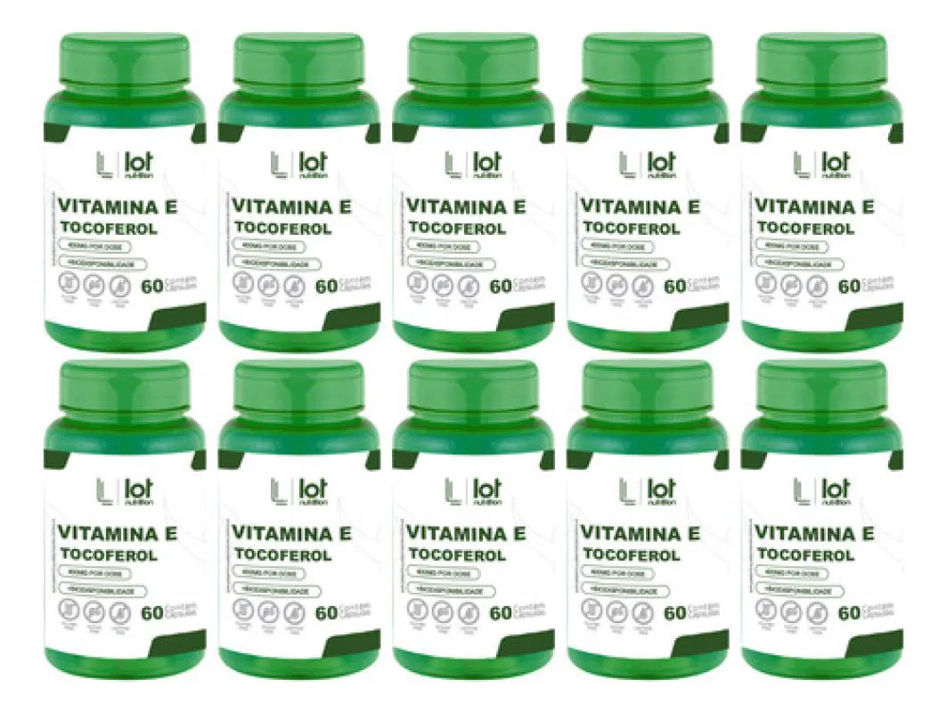 Kit 10un Vitamina e 400mg 60 cápsulas Sistema Imunológico sem Sabor — | Farmácia Resyla