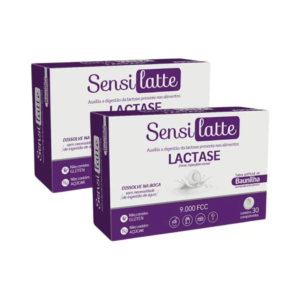 Kit 2 Sensilatte Lactase 9.000 Fcc - 30 cápsulas - Prati Donaduzzi — | Farmácia Resyla