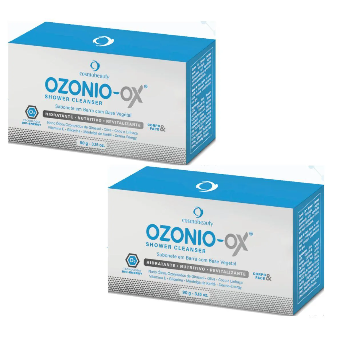 Kit 2X Cosmobeauty Sabonete Em Barra Ozonizado Ox 90Gr — Cosmobeauty | Farmácia Resyla