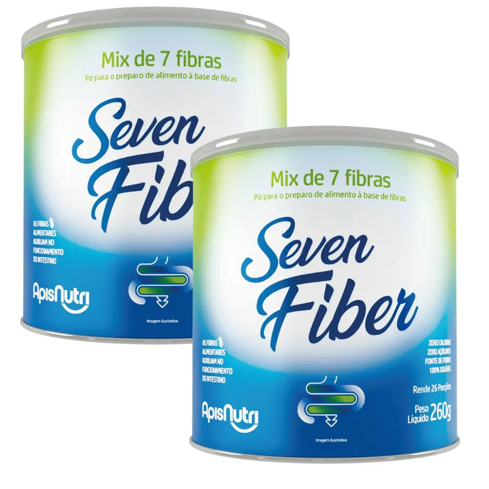 Kit 2X Seven Fiber 260G Mix de 7 Fibras - Apisnutri — Apisnutri | Farmácia Resyla