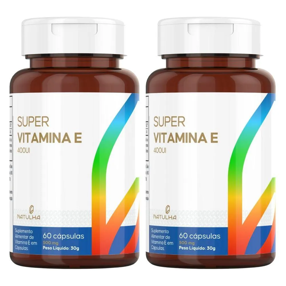 Kit 2x Super Vitamina e 400 Ui 60 cápsulas - Natulha — | Farmácia Resyla