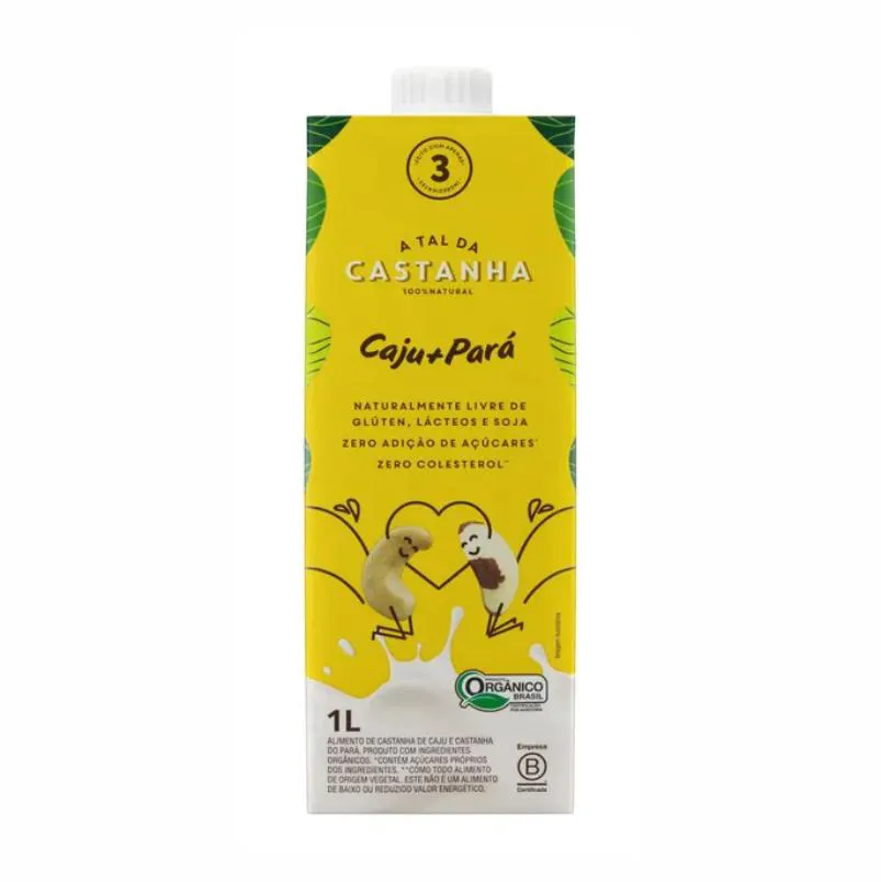 Kit 3x: Leite Vegetal Caju + Pará a Tal da Castanha 1l — | Farmácia Resyla
