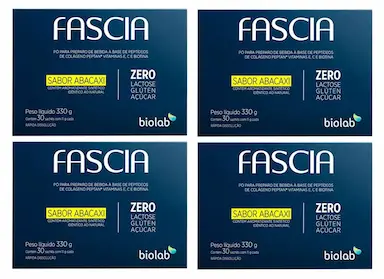 Kit 4 Caixas Fascia Colágeno Pele Jovem e Radiante 30 sachês Abacaxi — Aché | Farmácia Resyla