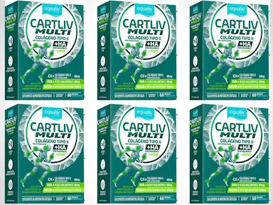 Kit 6 Equaliv Cartliv Multi 60 Cápsulas - Equaliv — Equaliv | Farmácia Resyla