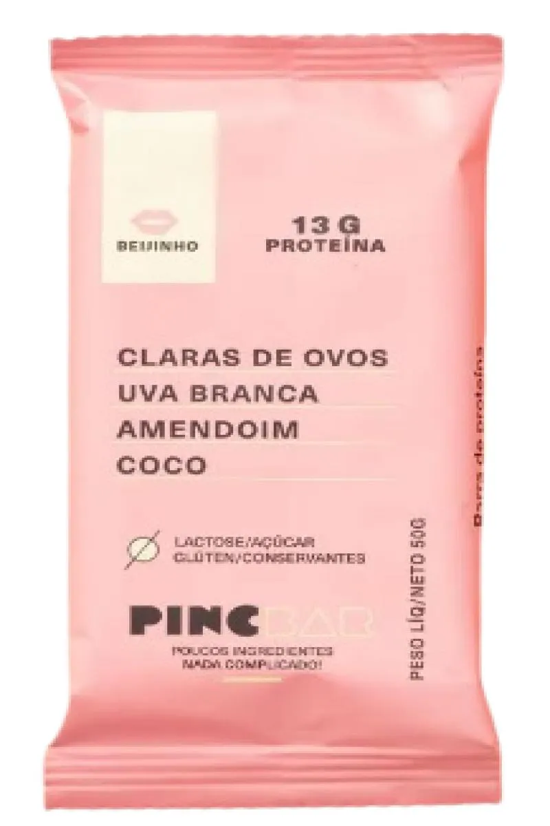 Kit Barra de Proteína Pincbar Beijinho Sem Açúcar 50g 6 unidades — Pincbar | Farmácia Resyla