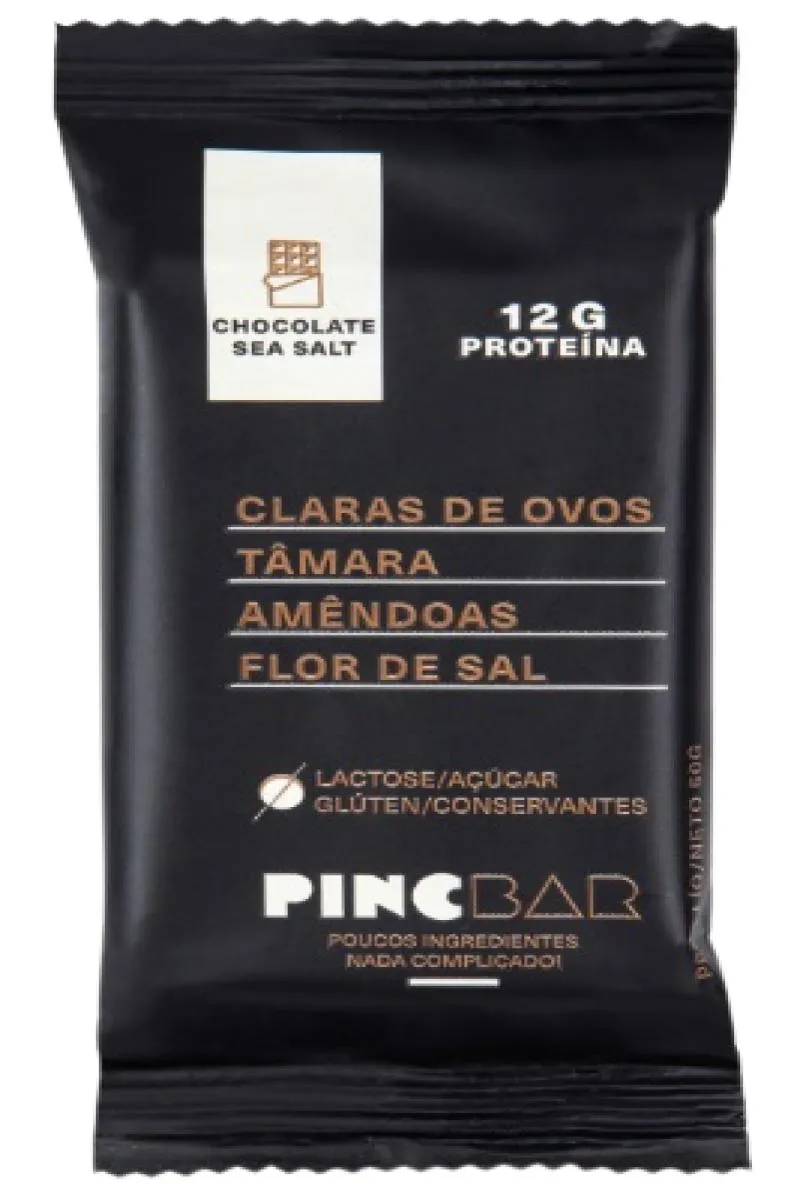Kit Barra de Proteína Pincbar Chocolate Sea Salt Sem Açúcar 50g 6 unidades — Pincbar | Farmácia Resyla