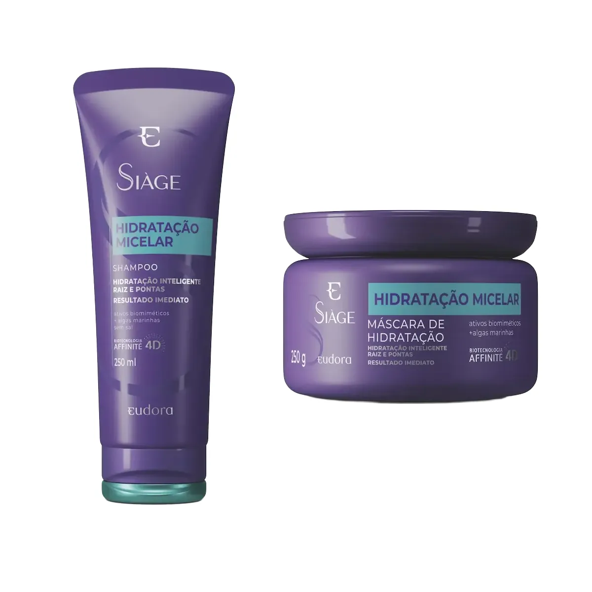 Kit Eudora Siàge Hidratação Micelar Shampoo 250ml + Máscara 250g — Eudora | Farmácia Resyla