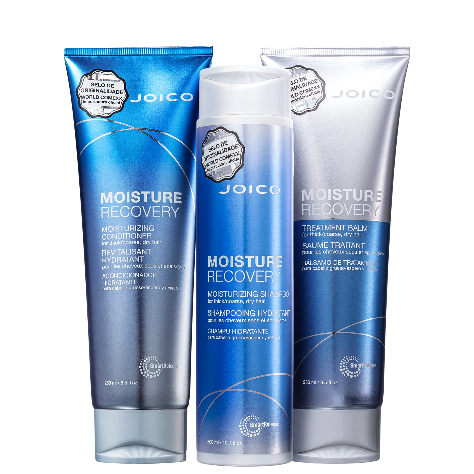 Kit Joico Moisture Recovery Smart Release Trio (3 Produtos) — | Farmácia Resyla