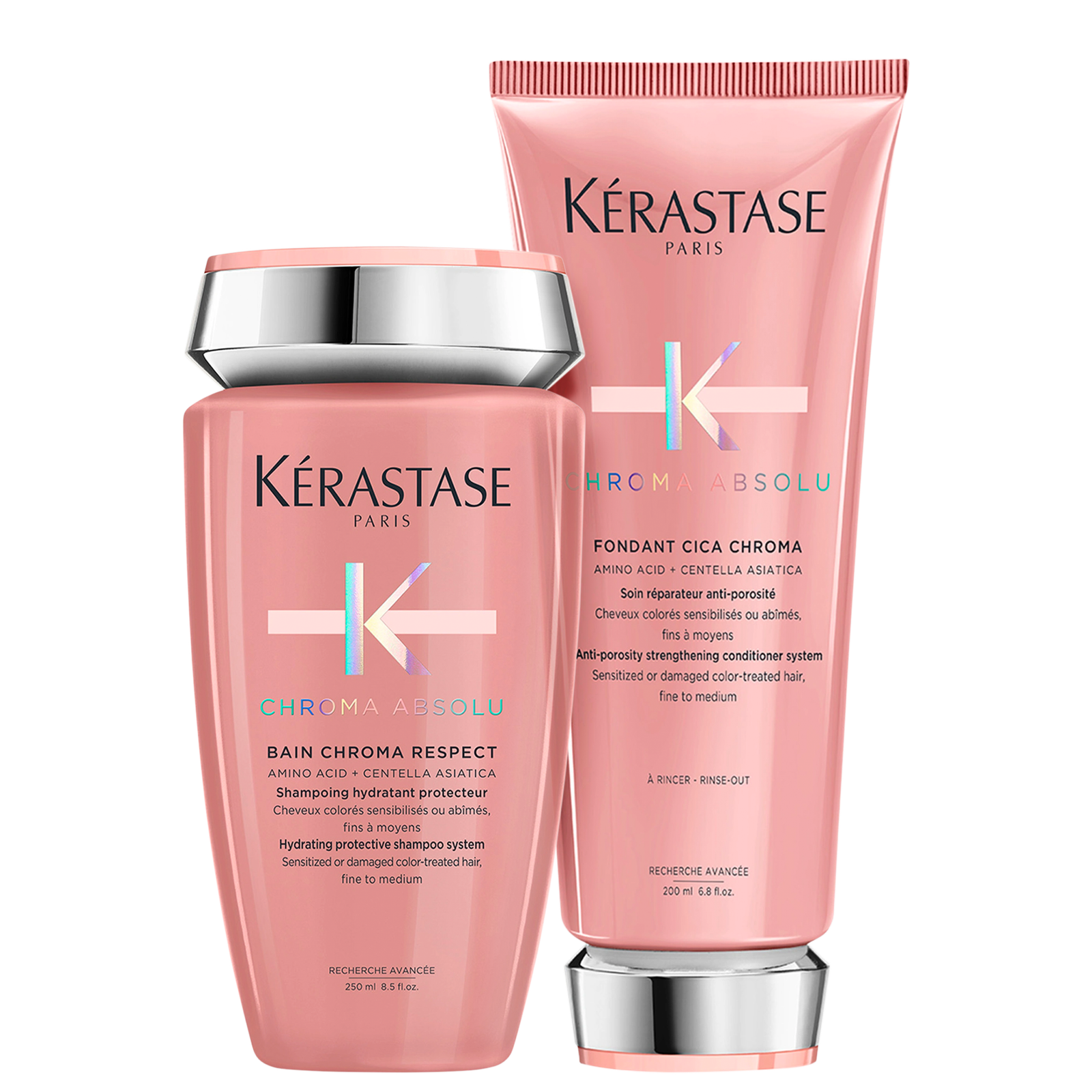 Kit Kérastase Chroma Absolu Bain Respect Fondant Cica (2 Produtos) — Kérastase | Farmácia Resyla