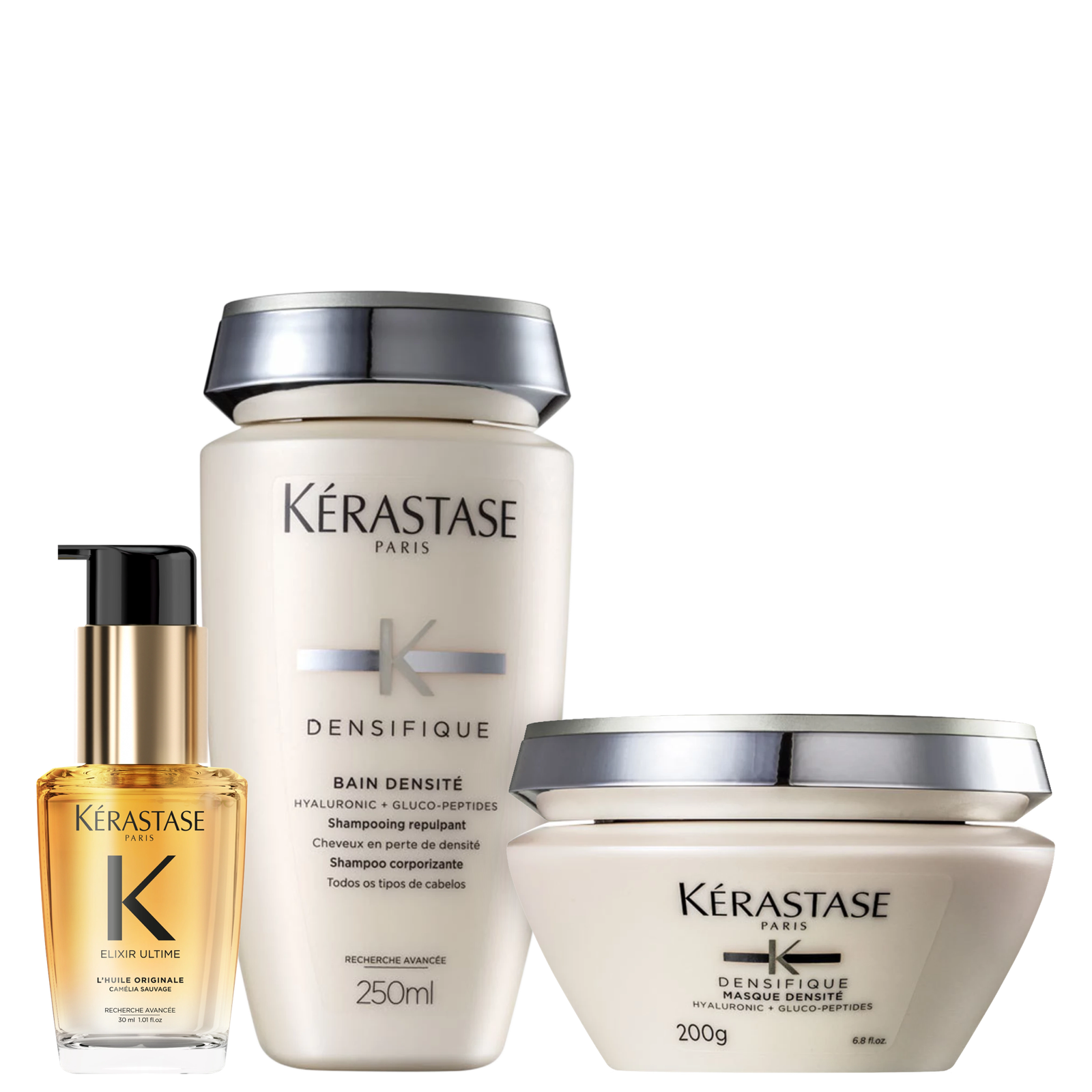Kit Kérastase Densifique L'Huile Originale Travel Size Trio (3 Produtos) — Kérastase | Farmácia Resyla