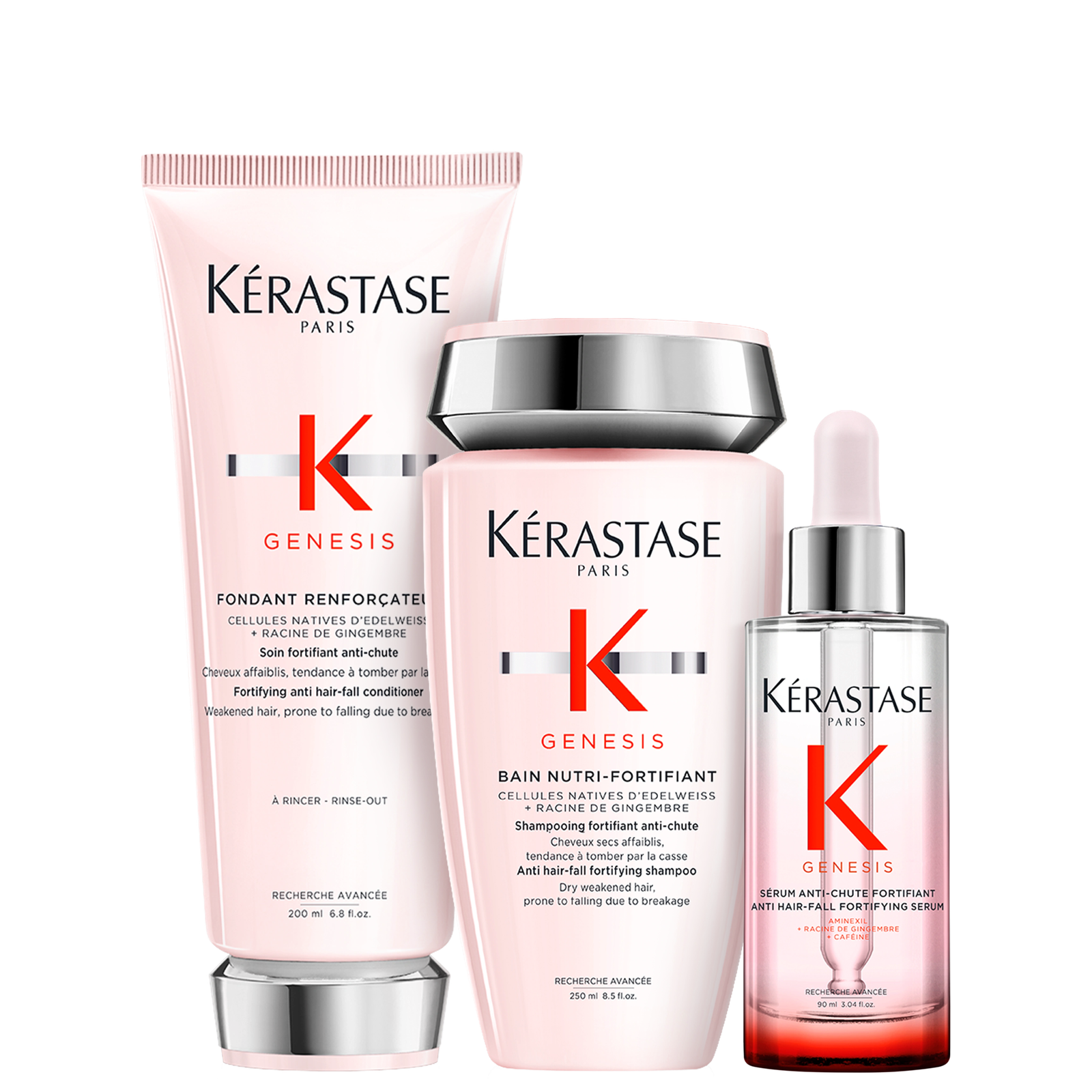 Kit Kérastase Genesis Fortfiant Trois (3 Produtos) — Kérastase | Farmácia Resyla