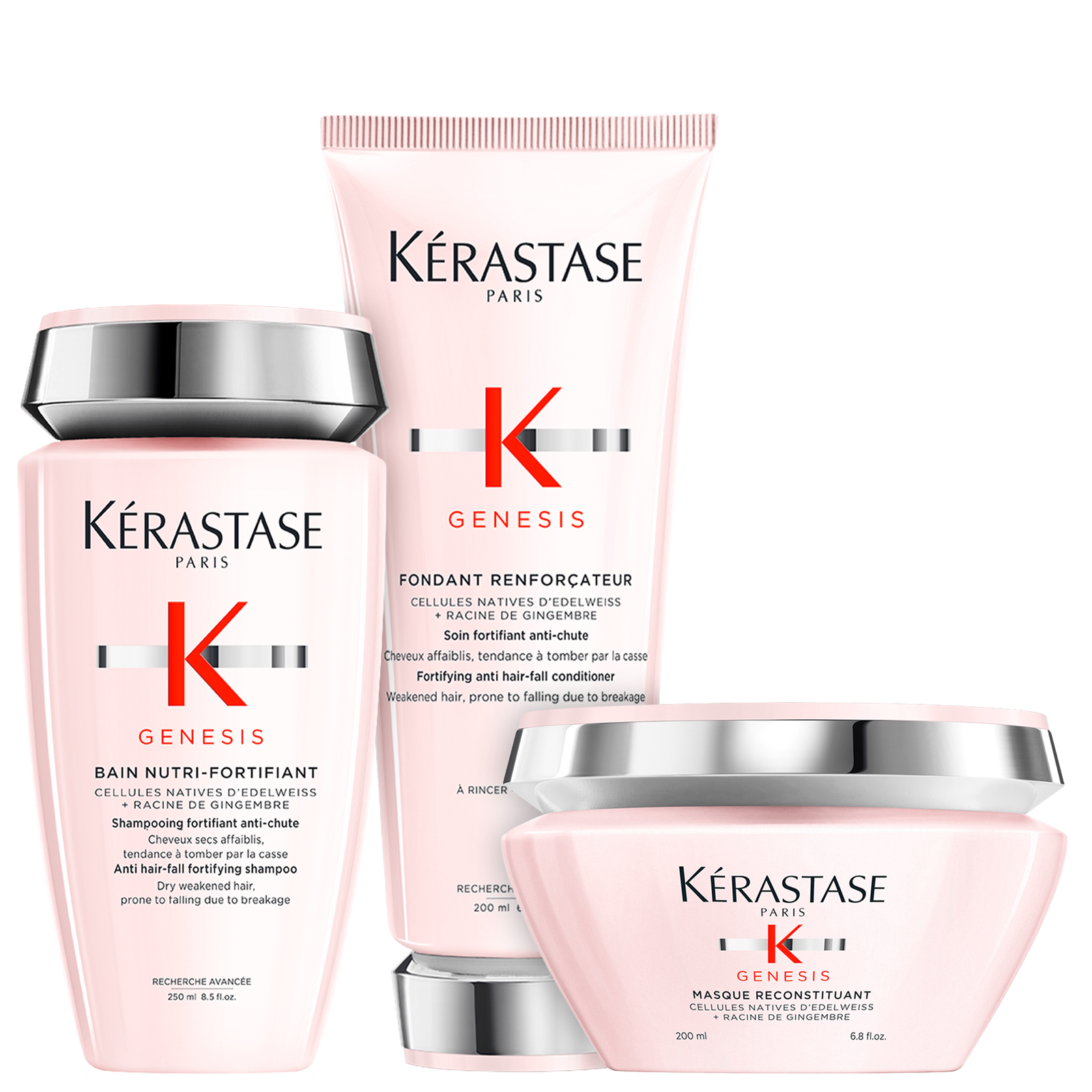 Kit Kérastase Genesis Reconstituant Triple (3 Produtos) — Kérastase | Farmácia Resyla