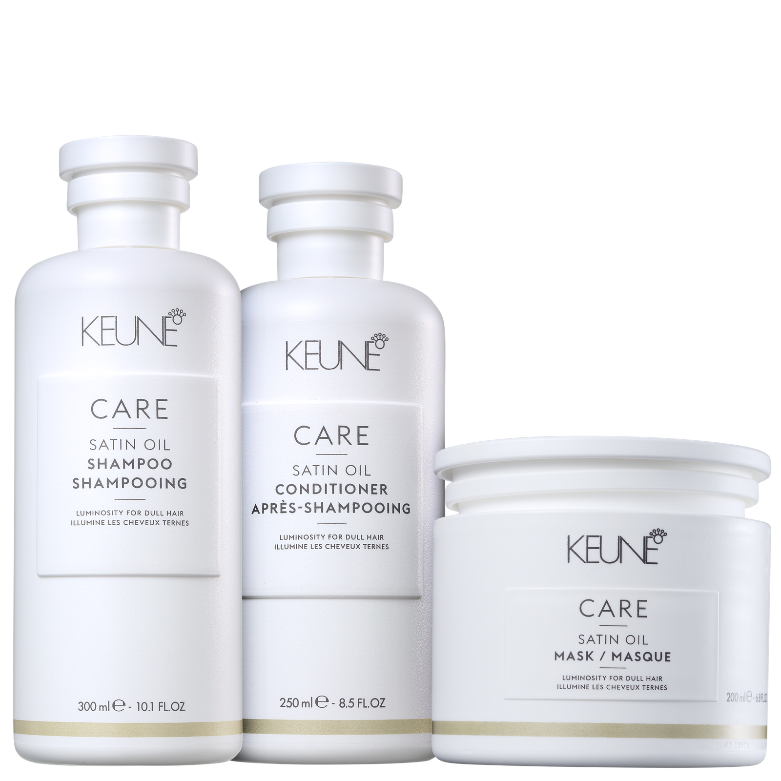 Kit Keune Care Satin Oil Tratamento Profundo (3 Produtos) — Keune | Farmácia Resyla