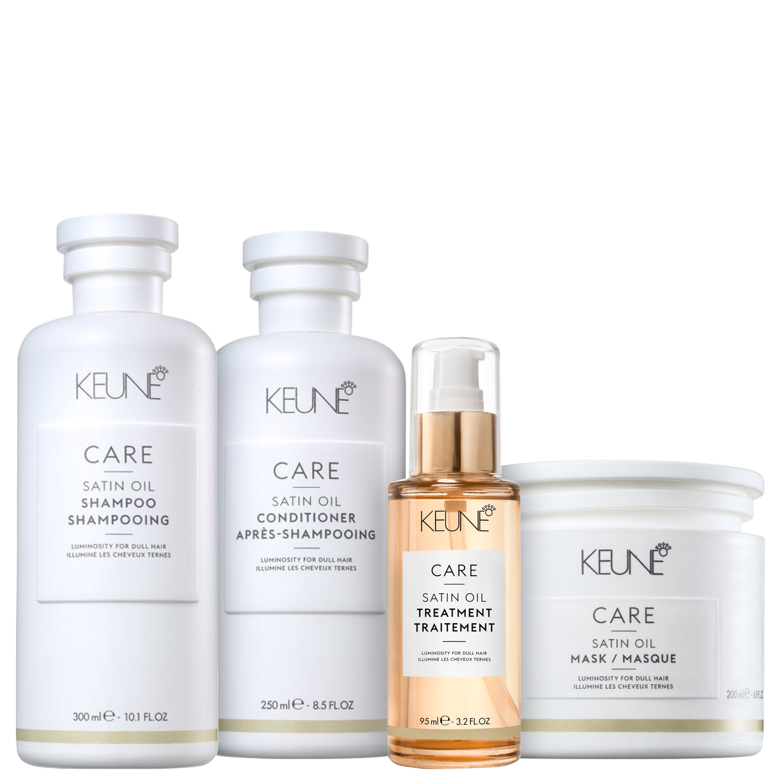 Kit Keune Satin Oil Treatment (4 Produtos) — Keune | Farmácia Resyla