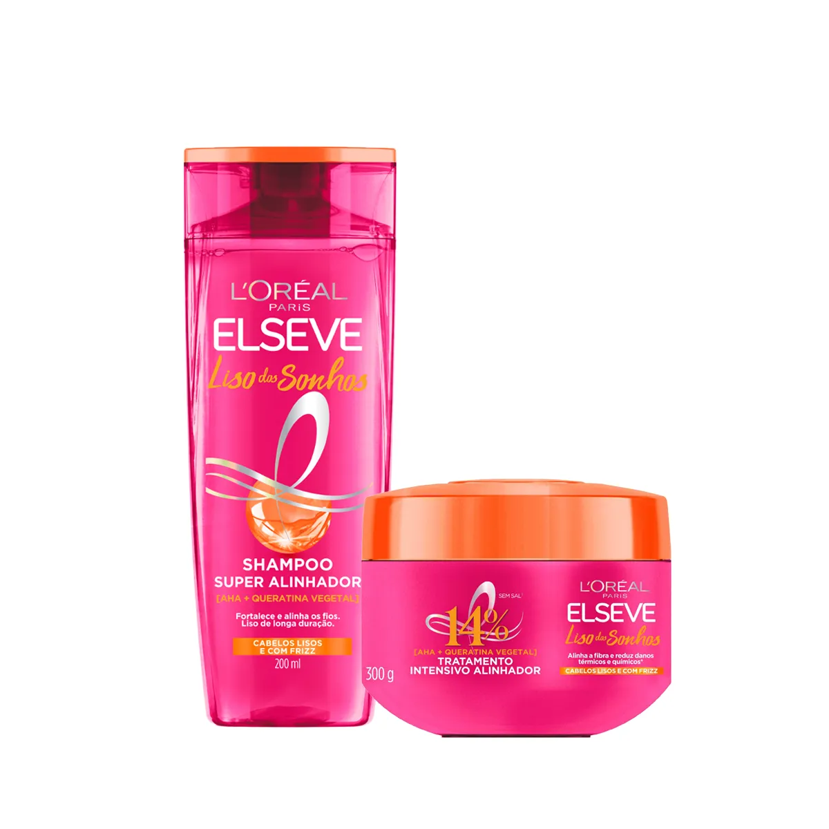 Kit L'Oréal Paris Elseve Liso dos Sonhos Shampoo 200ml + Creme de Tratamento 300g — L'Oréal | Farmácia Resyla