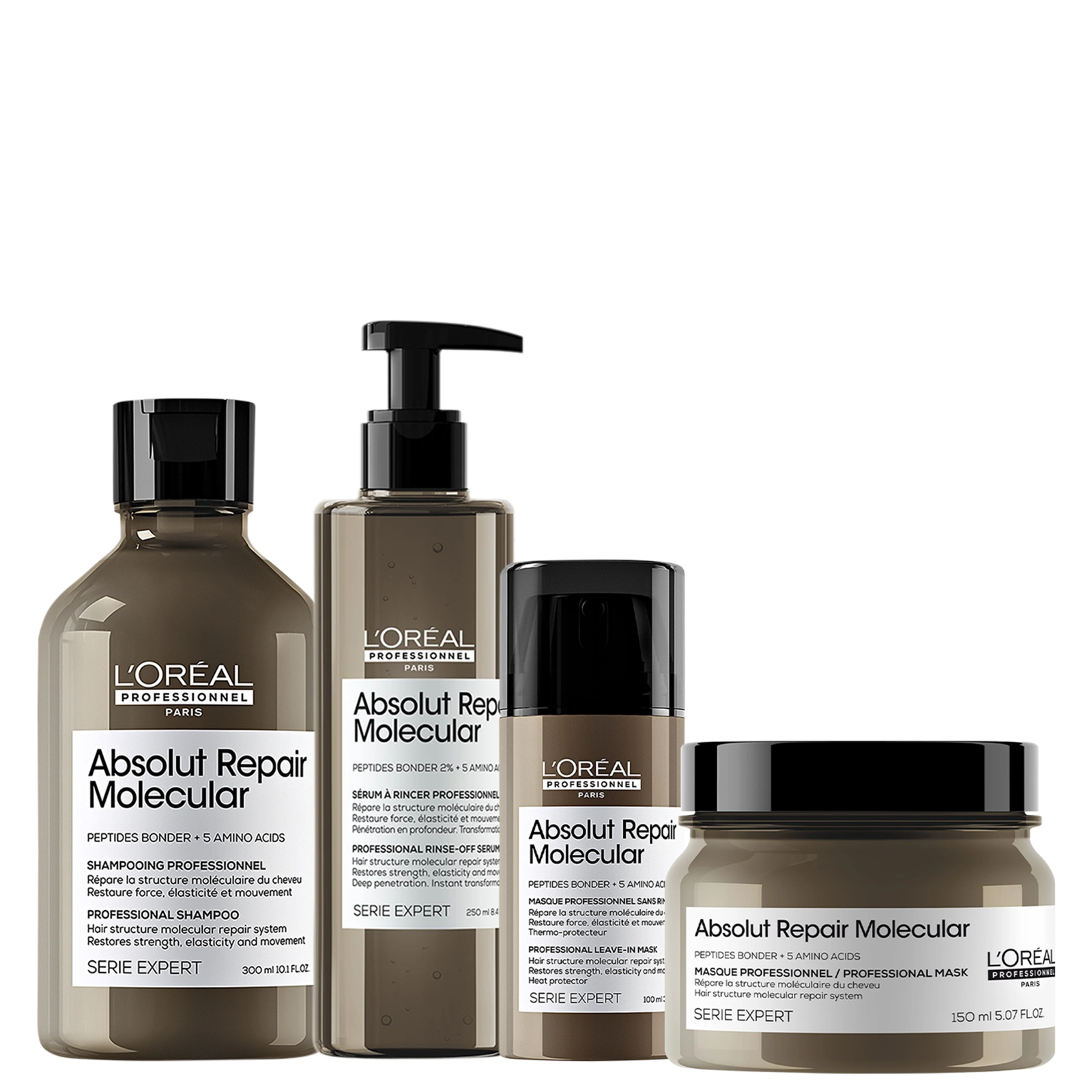 Kit L'Oréal Professionnel Absolut Repair Molecular Ultra (4 Produtos) — L'Oréal Professionnel | Farmácia Resyla
