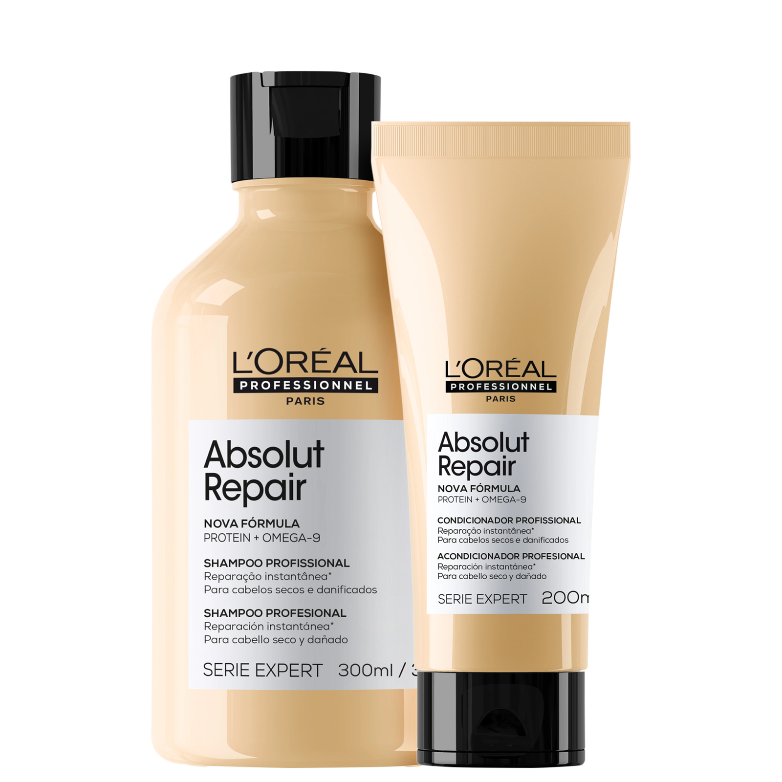Kit L'Oréal Professionnel Serie Expert Absolut Repair Gold Quinoa + Protein Duo (2 Produtos) — L'Oréal Professionnel | Farmácia Resyla