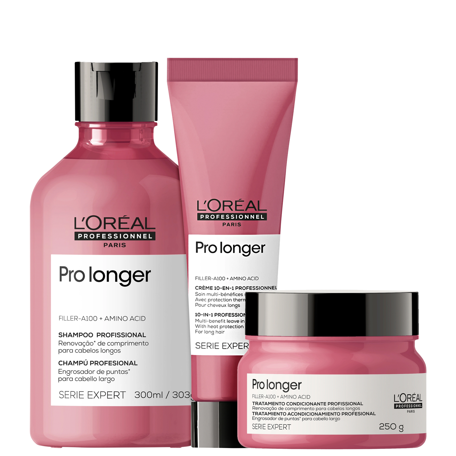 Kit L'Oréal Professionnel Serie Expert Pro Longer Preenchimento de Pontas (3 Produtos) — L'Oréal Professionnel | Farmácia Resyla