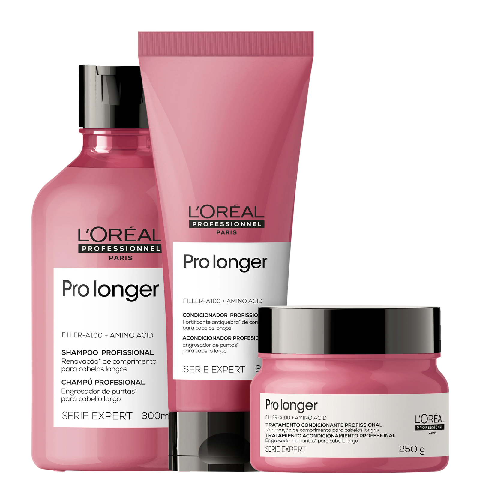 Kit L'Oréal Professionnel Serie Expert Pro Longer Trio (3 Produtos) — L'Oréal Professionnel | Farmácia Resyla