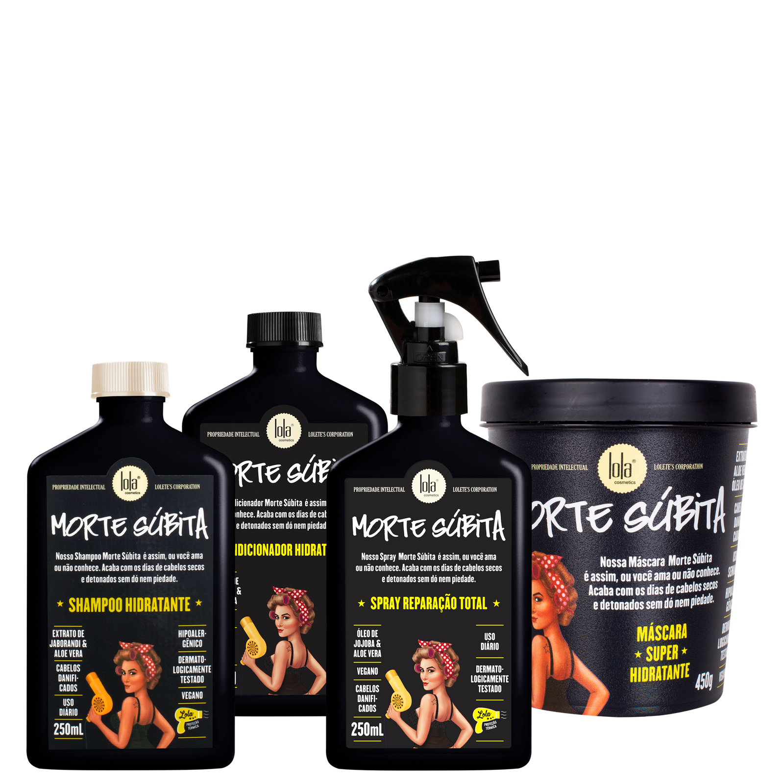Kit Lola Cosmetics Morte Súbita Home Care (4 Produtos) — Lola Cosmetics | Farmácia Resyla