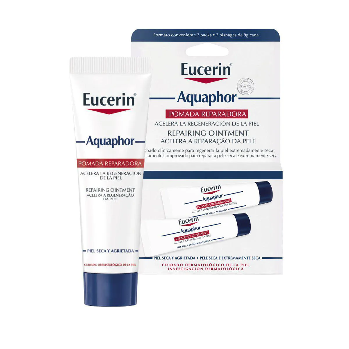 Kit Pomada Reparadora Intensiva Eucerin Aquaphor DuoPack com 2 Unidades — Eucerin | Farmácia Resyla