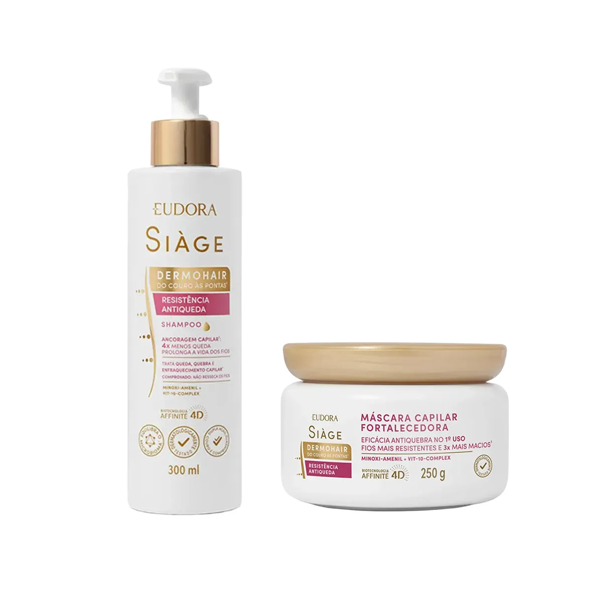 Kit Siàge DermoHair Shampoo 300ml + Máscara 250g — Siàge | Farmácia Resyla