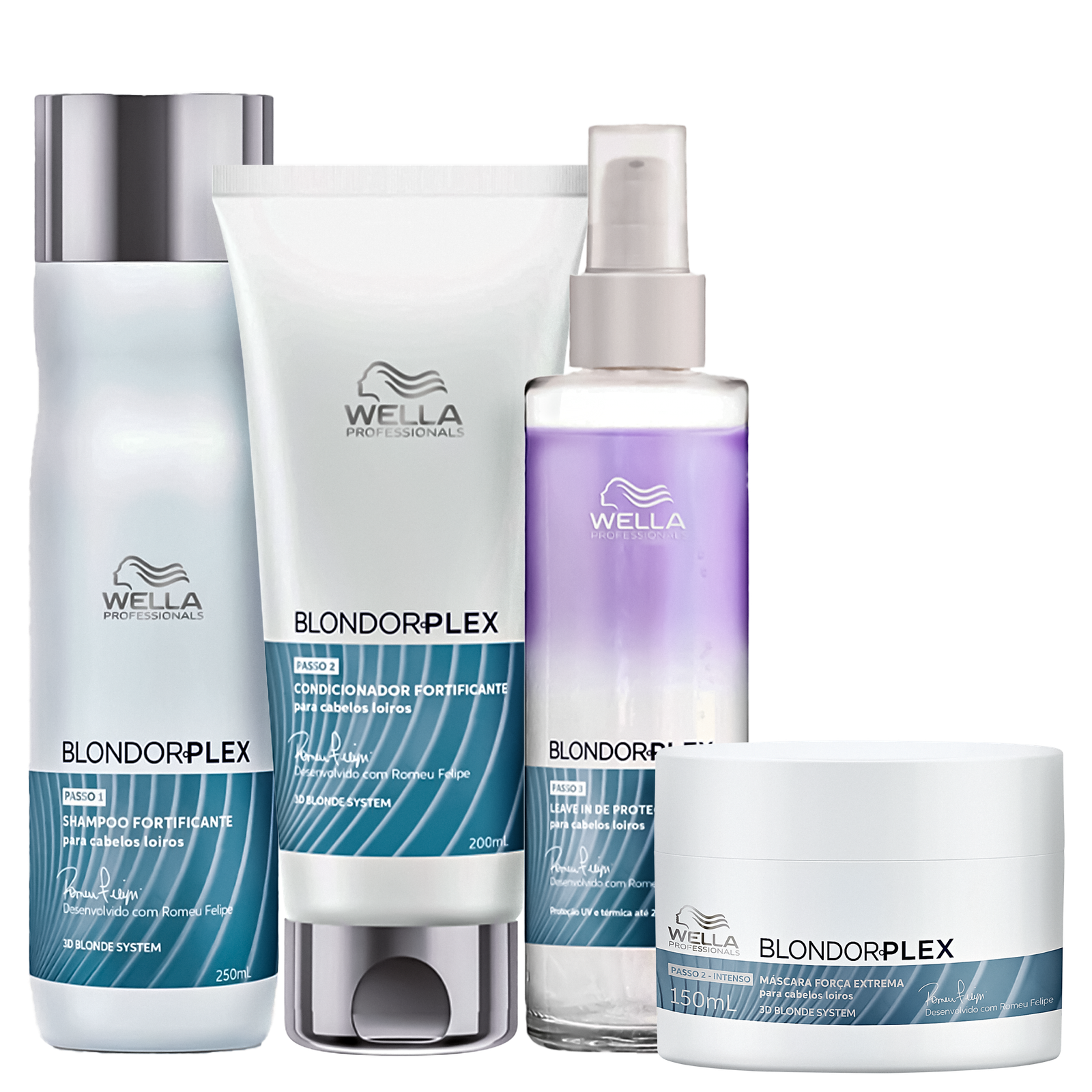 Kit Wella Professionals BlondorPlex Care Squad (4 Produtos) — Wella Professionals | Farmácia Resyla
