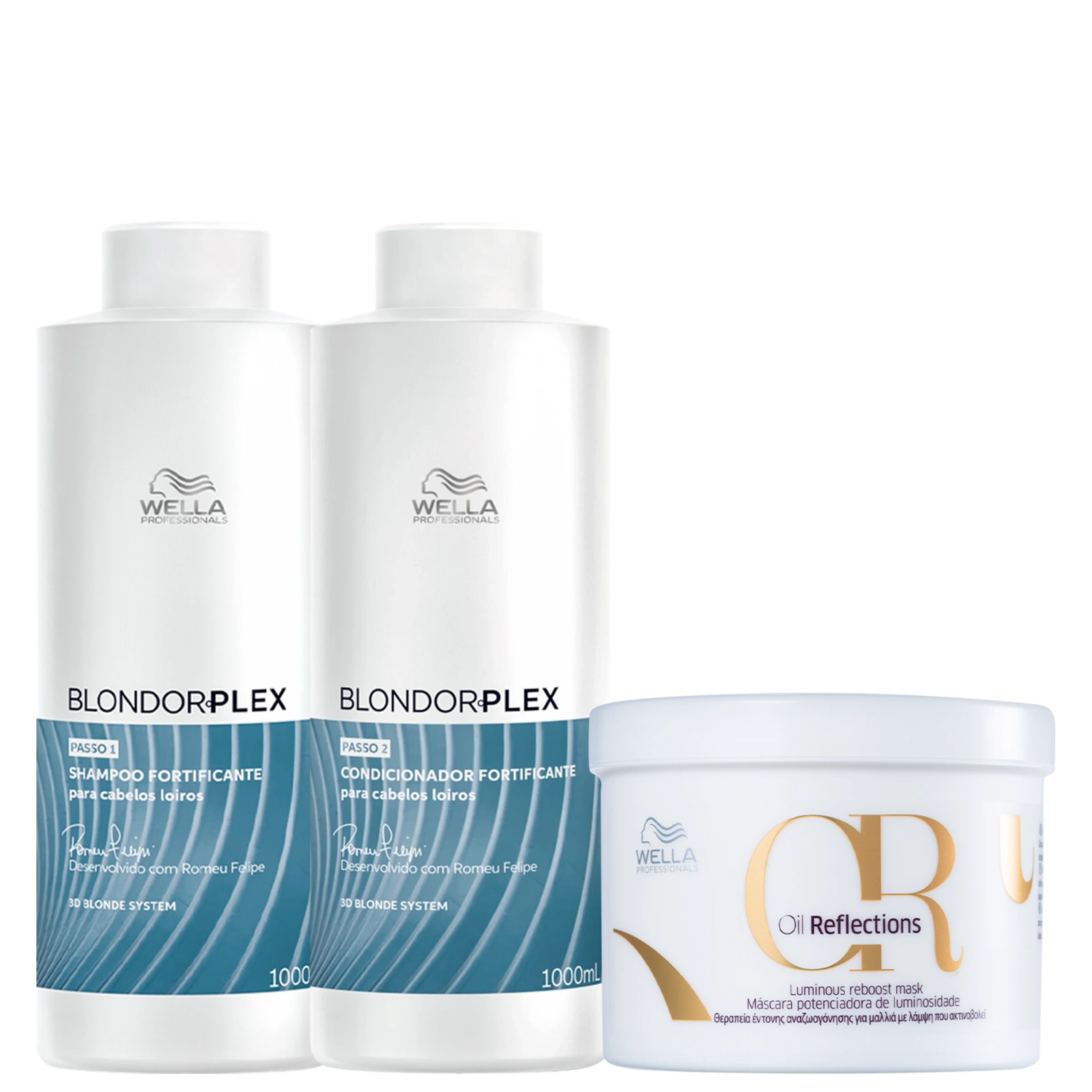 Kit Wella Professionals BlondorPlex Oil Reflections Super (3 Produtos) — Wella Professionals | Farmácia Resyla