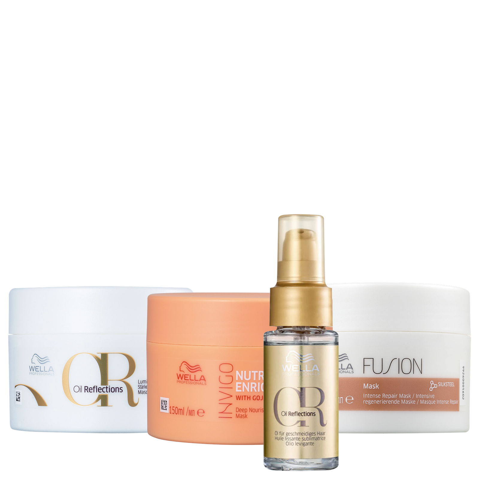 Kit Wella Professionals Cronograma Capilar + Oil Reflections (4 Produtos) — Wella Professionals | Farmácia Resyla