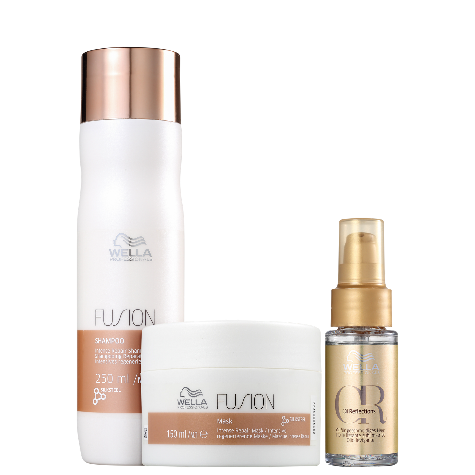 Kit Wella Professionals Fusion + Oil Reflections (3 Produtos) — Wella Professionals | Farmácia Resyla