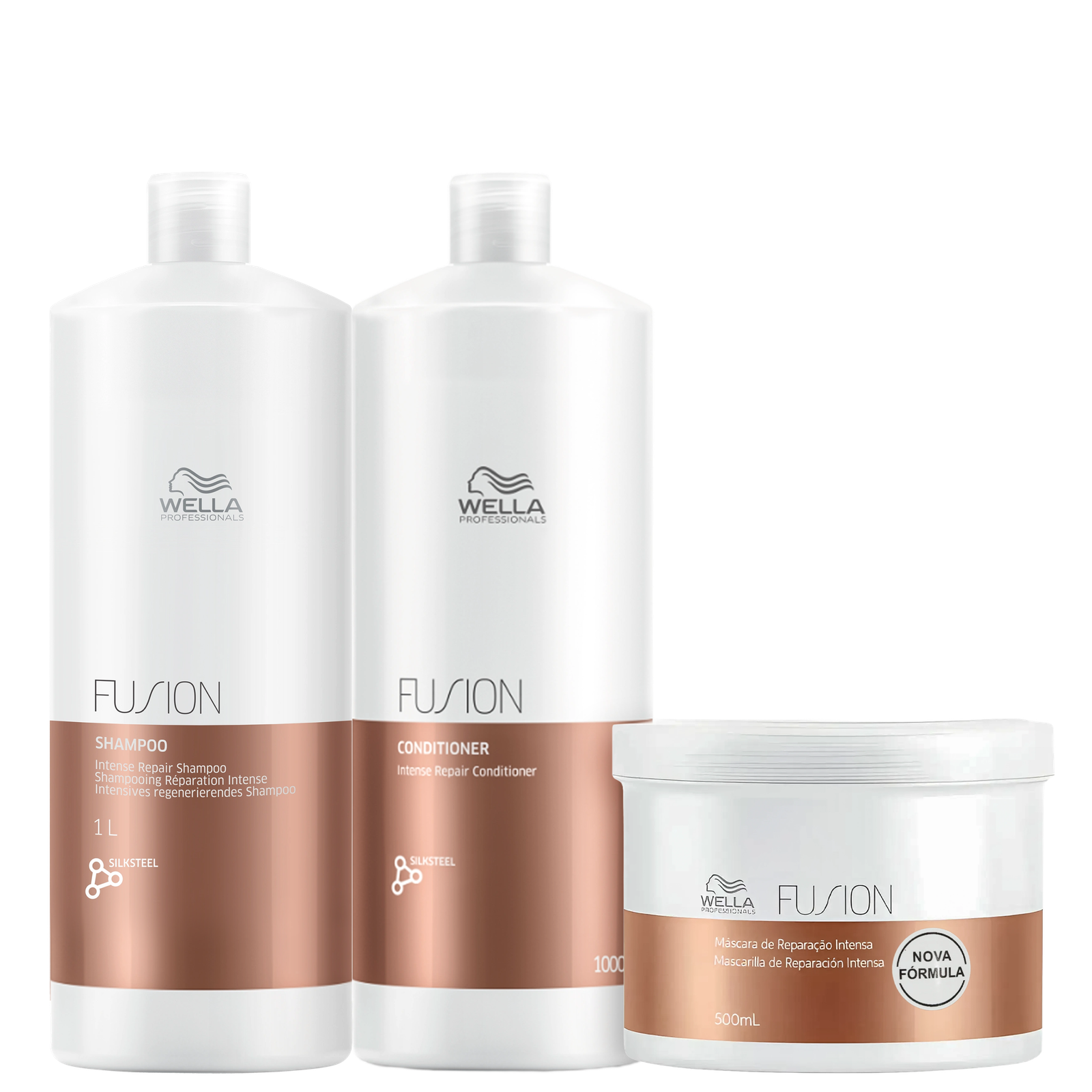 Kit Wella Professionals Fusion Trio Salão (3 Produtos) — Wella Professionals | Farmácia Resyla