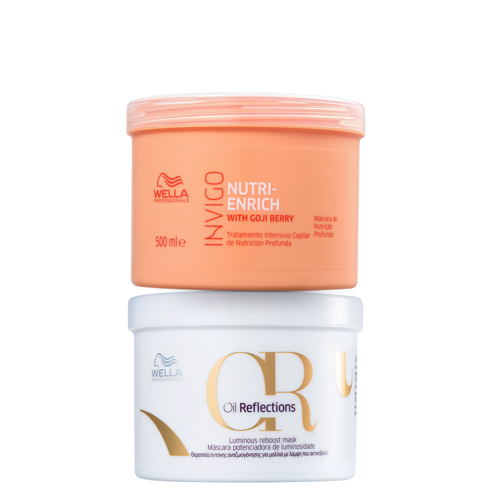 Kit Wella Professionals Invigo Nutri-Enrich Oil Reflections Luminous Reboost (2 Produtos) — Wella Professionals | Farmácia Resyla