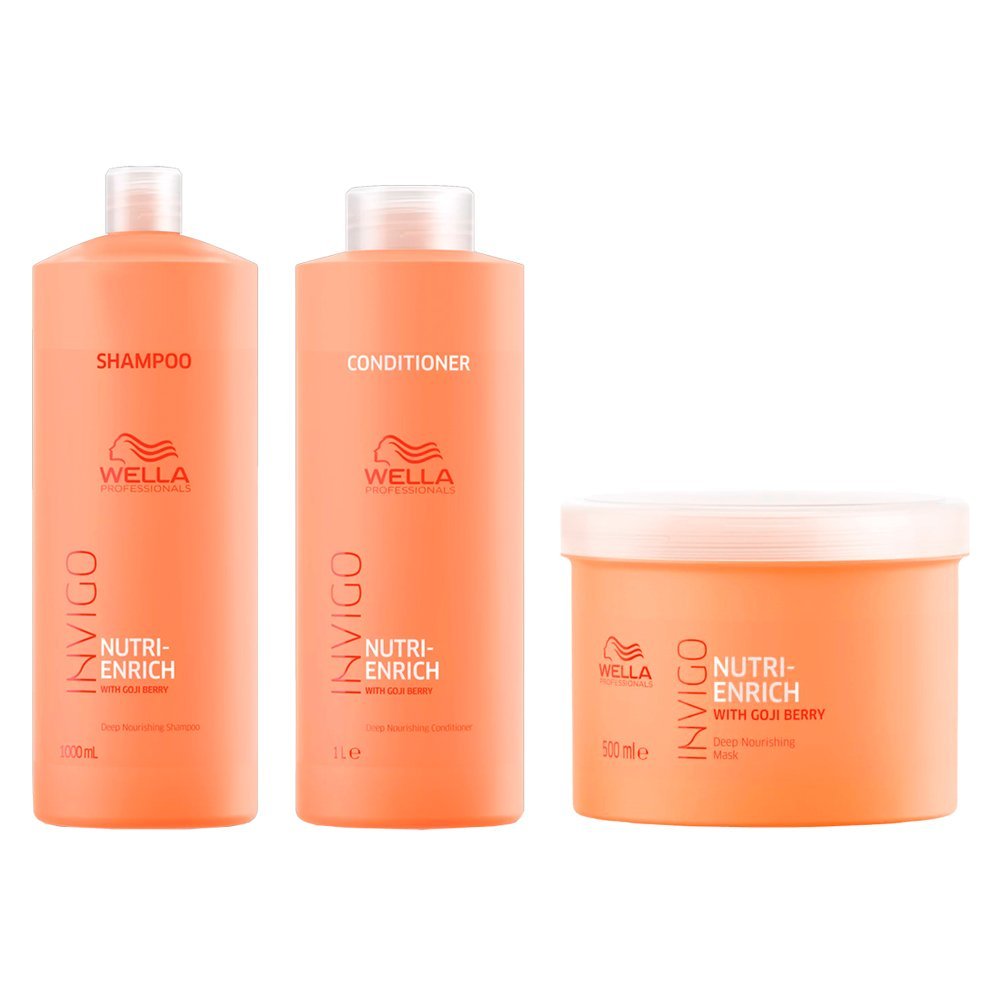 Kit Wella Professionals Invigo Nutri-Enrich Tripla Ação Salão (3 Produtos) — Wella Professionals | Farmácia Resyla
