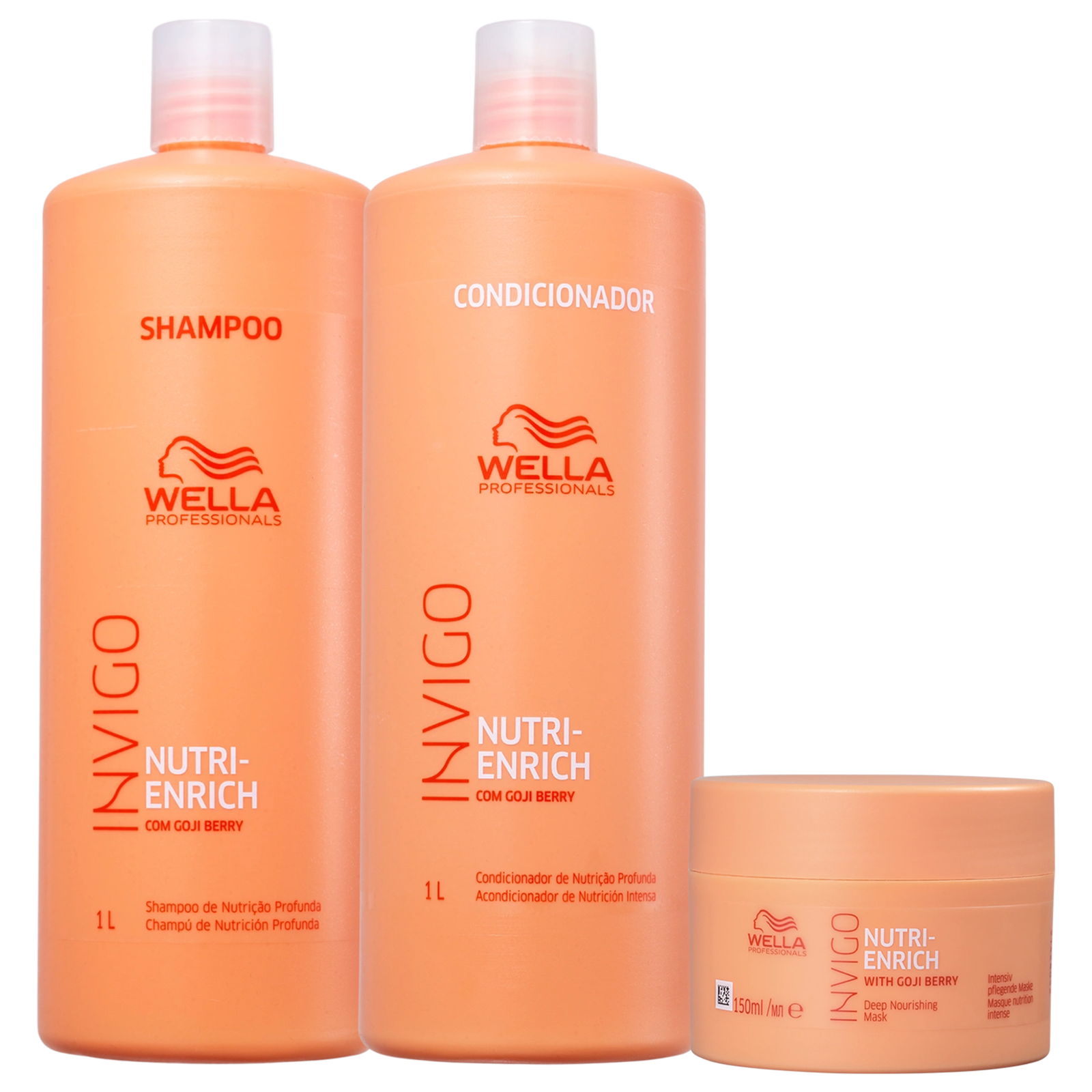 Kit Wella Professionals Invigo Nutri-Enrich Triplo Salon (3 Produtos) — Wella Professionals | Farmácia Resyla