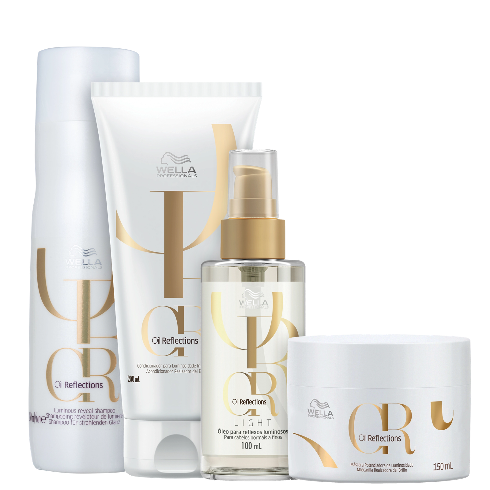 Kit Wella Professionals Oil Reflections Light (4 Produtos) — Wella Professionals | Farmácia Resyla