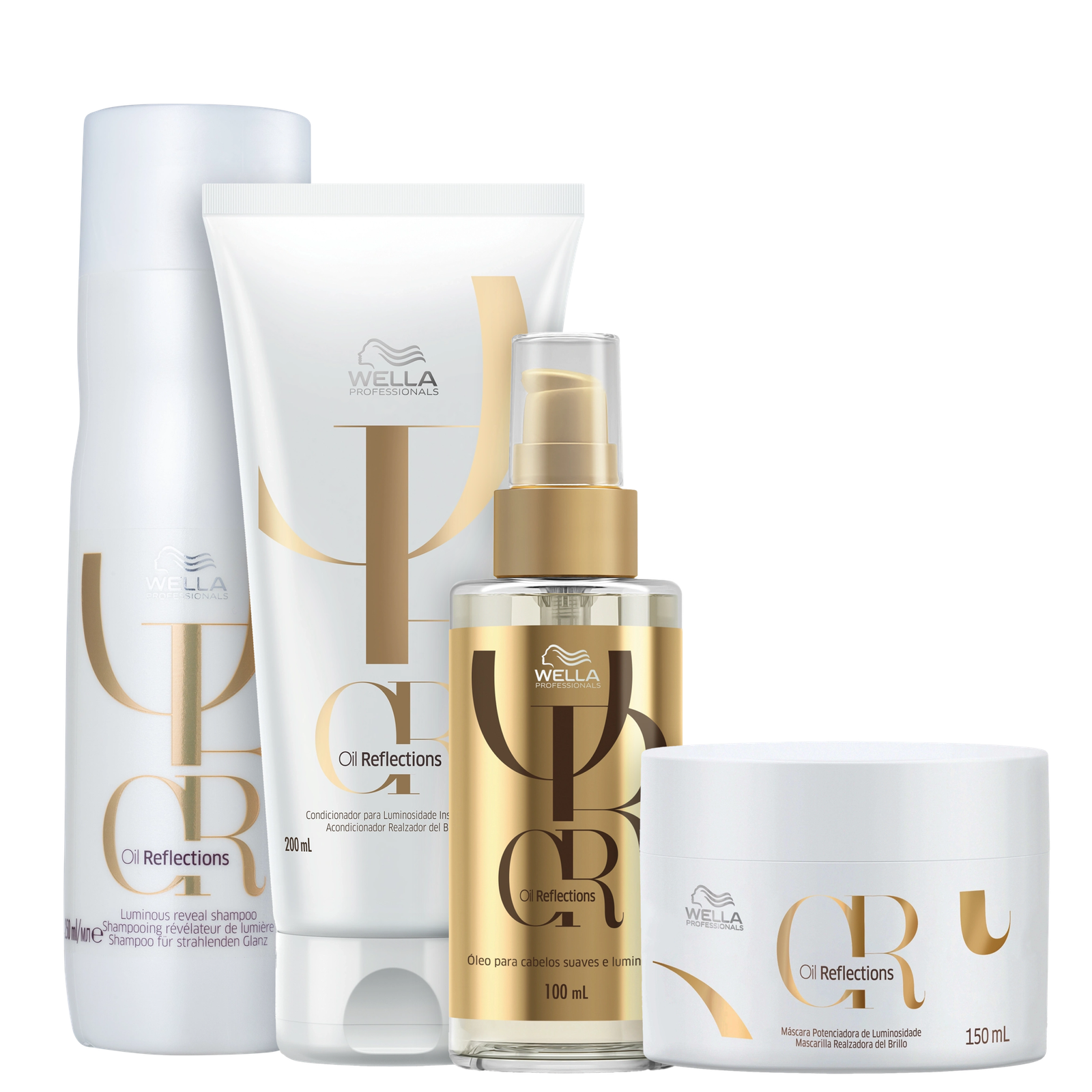 Kit Wella Professionals Oil Reflections Luminous (4 Produtos) — Wella Professionals | Farmácia Resyla
