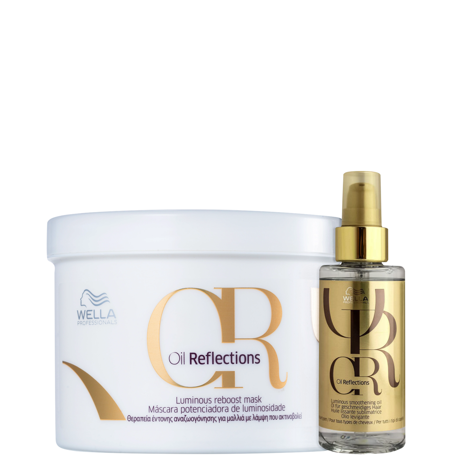 Kit Wella Professionals Oil Reflections Mask Oil Duo (2 Produtos) — Wella Professionals | Farmácia Resyla