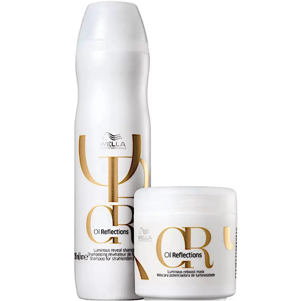 Kit Wella Professionals Oil Reflections Shampoo 250ml + Máscara 150ml — Wella Professionals | Farmácia Resyla