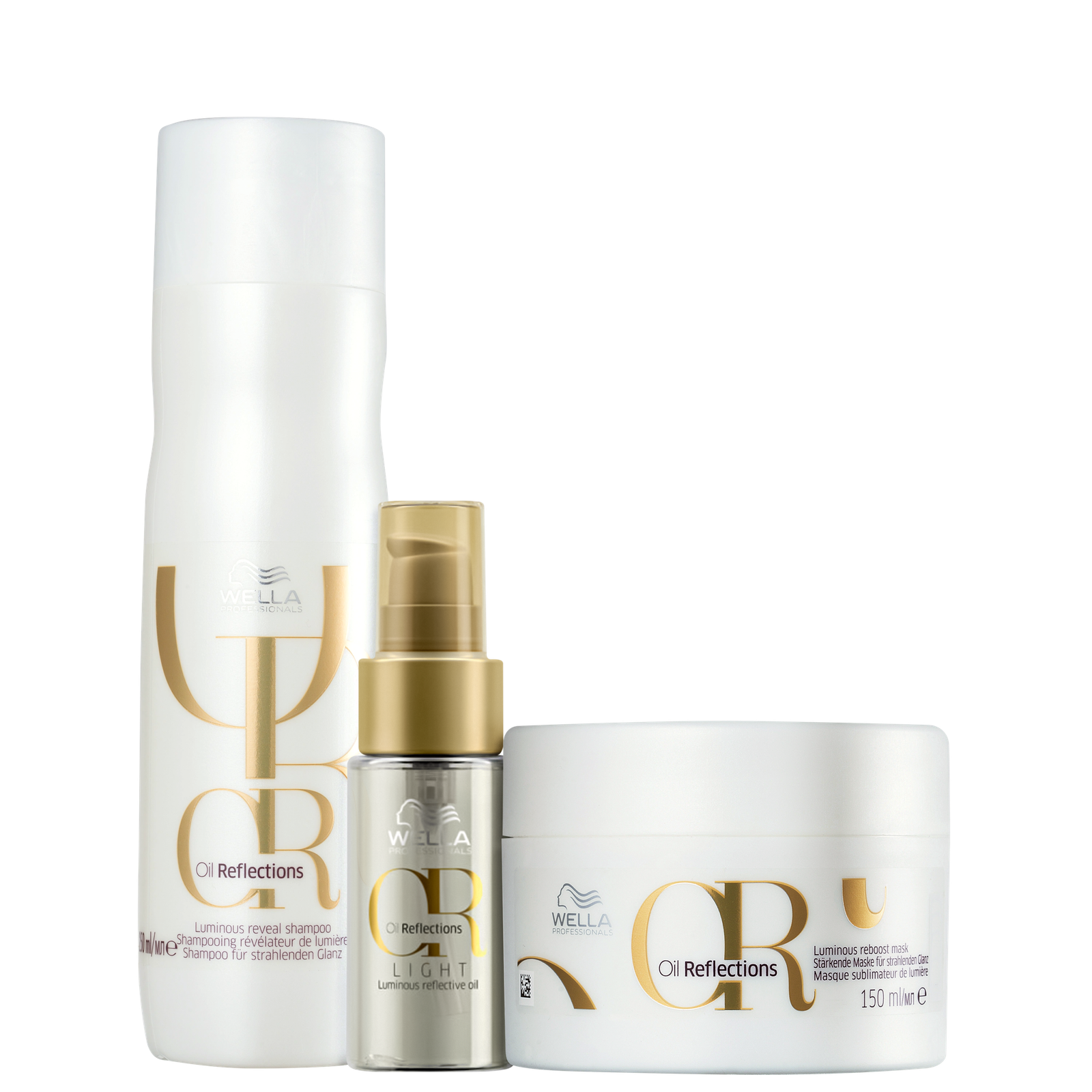 Kit Wella Professionals Oil Reflections Trio (3 produtos) — Wella Professionals | Farmácia Resyla