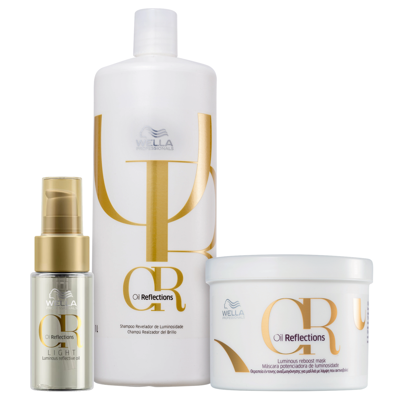 Kit Wella Professionals Oil Reflections Trio Salon Shine (3 Produtos) — Wella Professionals | Farmácia Resyla