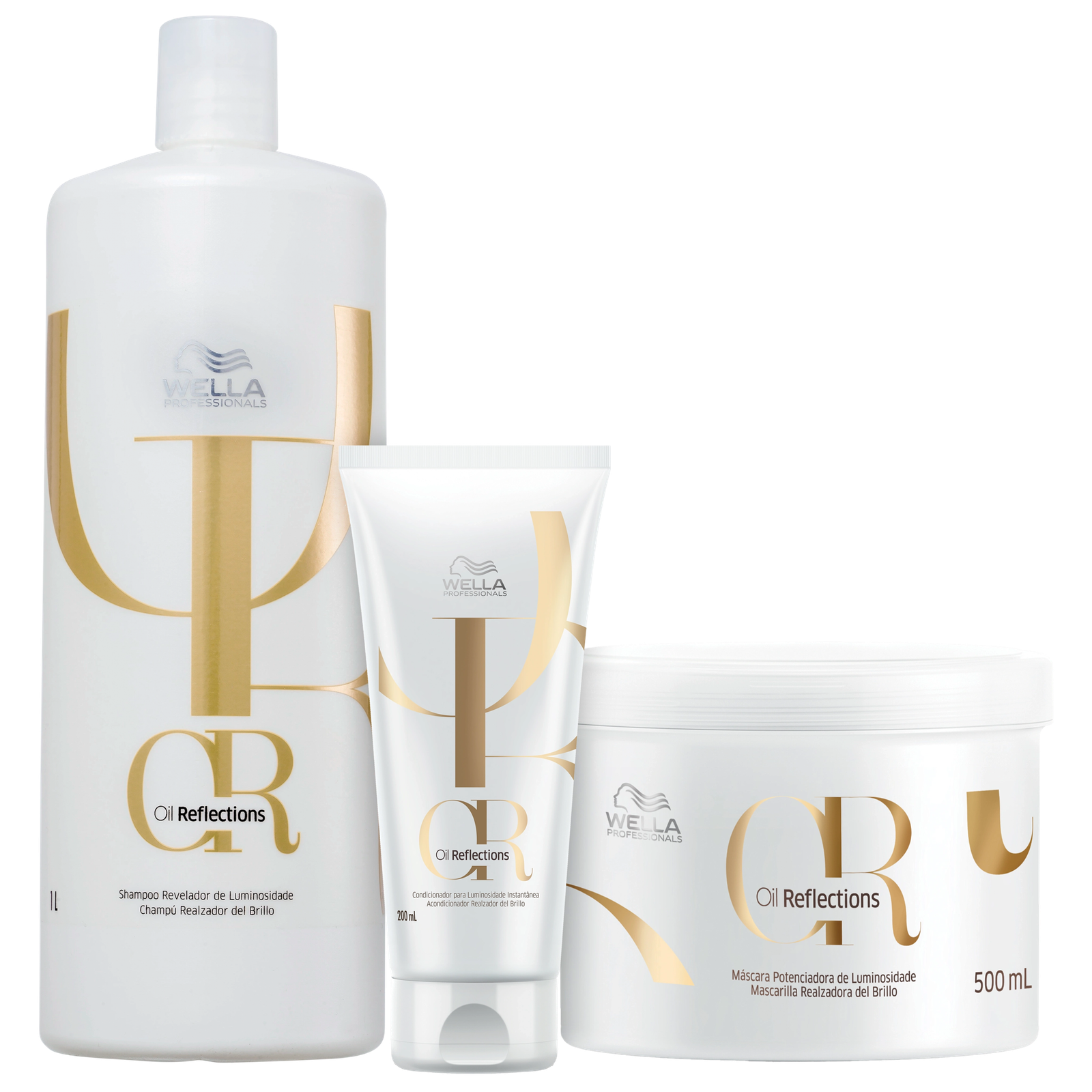 Kit Wella Professionals Oil Reflections Tripla Ação (3 Produtos) — Wella Professionals | Farmácia Resyla